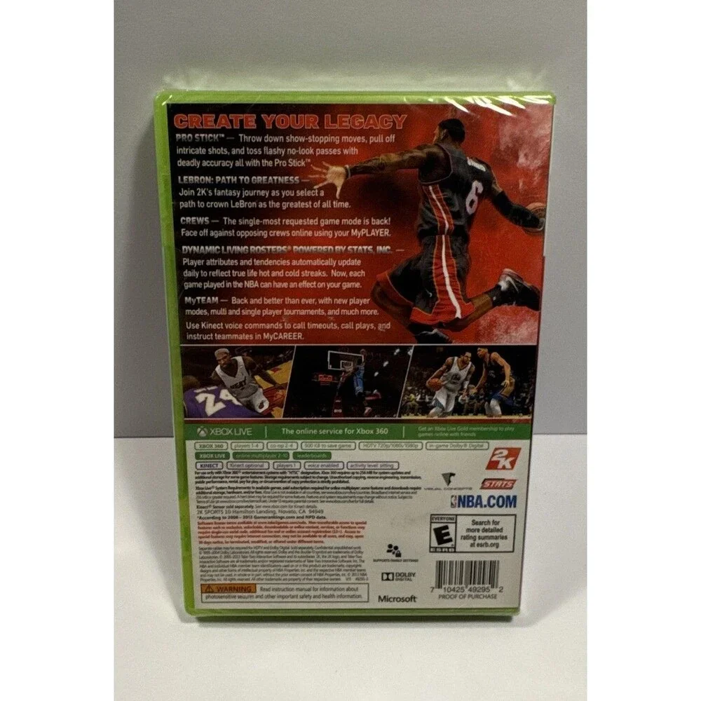 NBA 2K14 Xbox 360 2K Sports NBA 2K Basketball E Better with Kinect NTSC-U/C